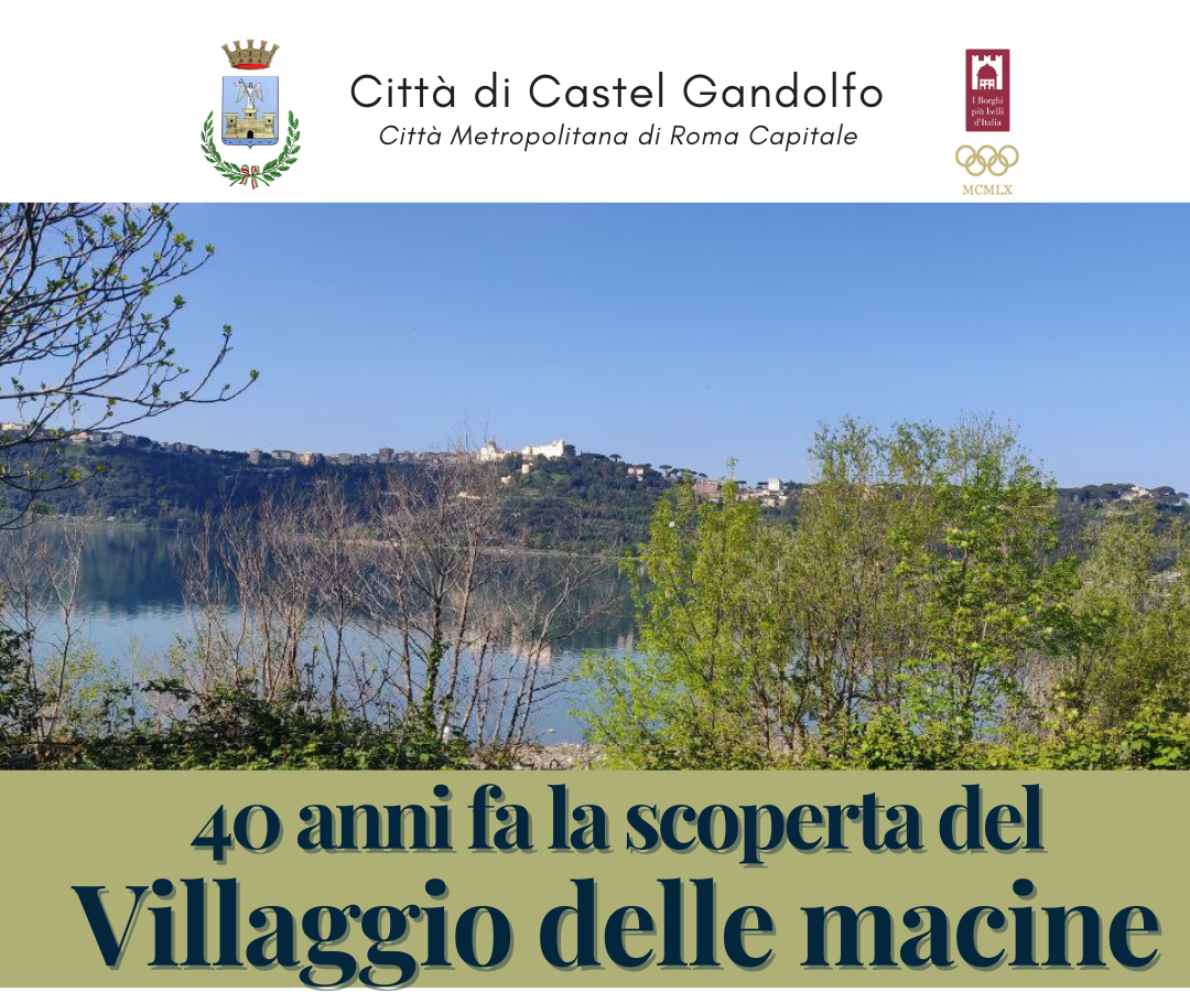 40 anni dalla scoperta del Villaggio delle Macine